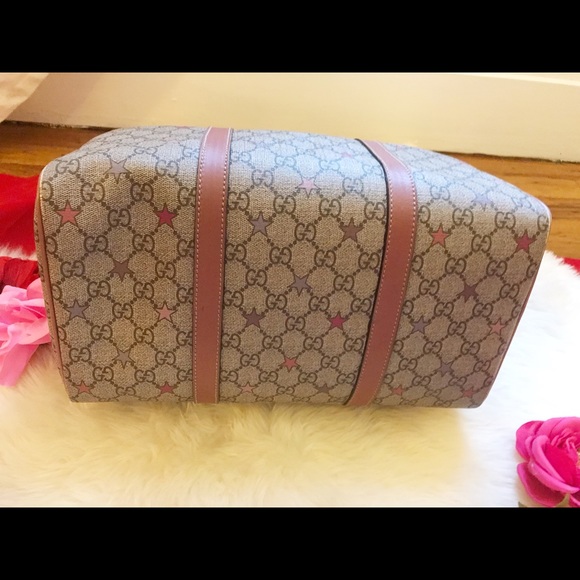 Auth GUCCI GG Limited Edition Stars Joy Boston Bag - Picture 4 of 8